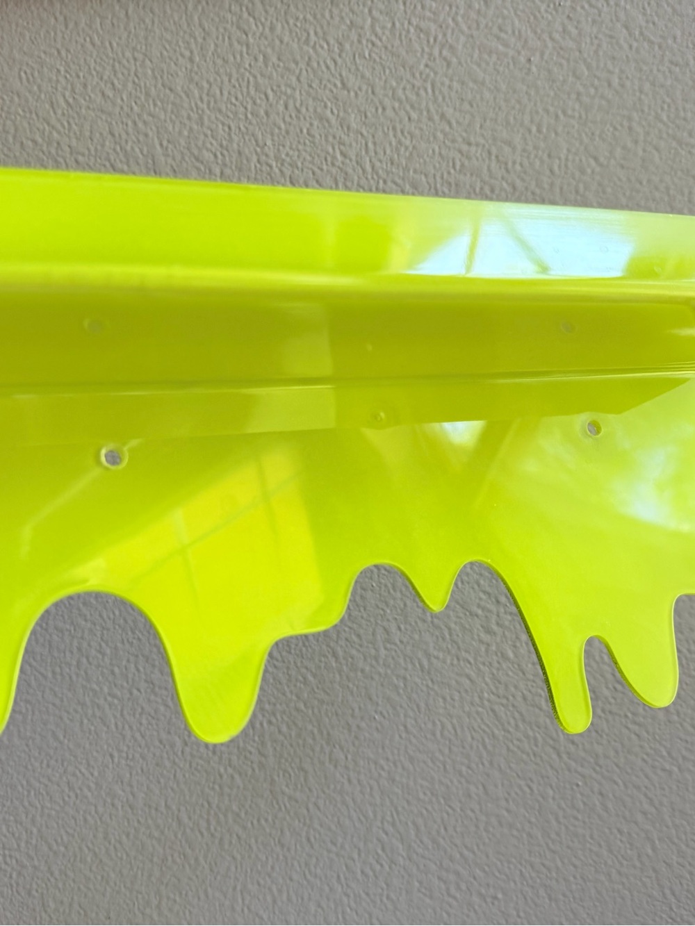Neon Green Drip Wall Shelves - Set of 2 - Picture 10 of 10